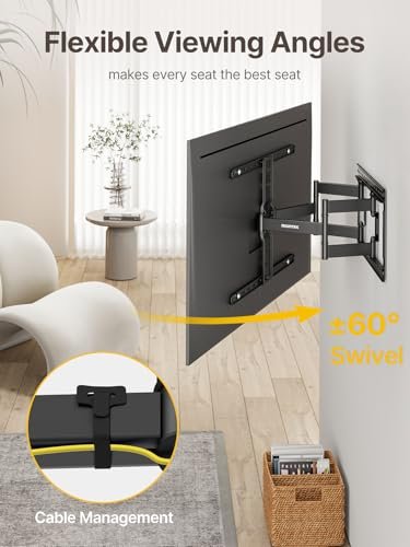 monTEK Ultra Slim TV Wall Mount Review for 43-90 Inch TVs with Full Motion Design monTEK Ultra Slim TV Wall Mount Review for 43-90 Inch TVs with Full Motion Design