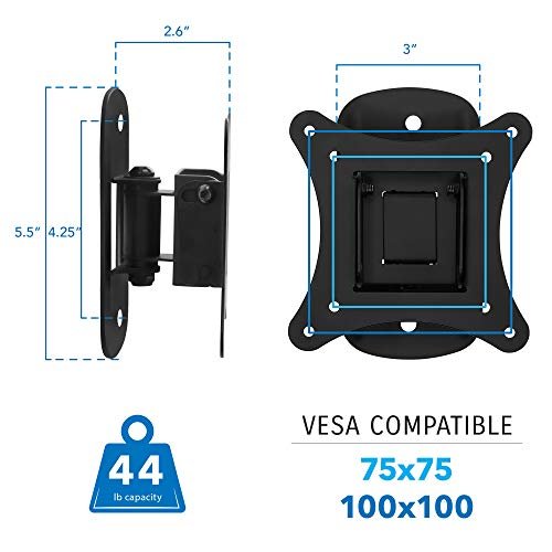 Mount-It! Small TV Monitor Wall Mount Review Best Compact VESA Mount for 19 to 25 Inch Screens Mount-It! Small TV Monitor Wall Mount Review Best Compact VESA Mount for 19 to 25 Inch Screens