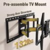 Mounting Dream Full Motion TV Wall Mount Review Best for 42-90 Inch TVs Mounting Dream Full Motion TV Wall Mount Review Best for 42-90 Inch TVs