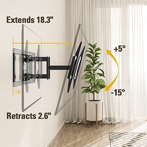 Mounting Dream Full Motion TV Wall Mount Review Best for 42-90 Inch TVs Mounting Dream Full Motion TV Wall Mount Review Best for 42-90 Inch TVs