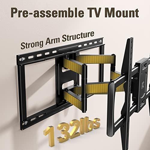 Mounting Dream Full Motion TV Wall Mount Review Best for 42-90 Inch TVs Mounting Dream Full Motion TV Wall Mount Review Best for 42-90 Inch TVs