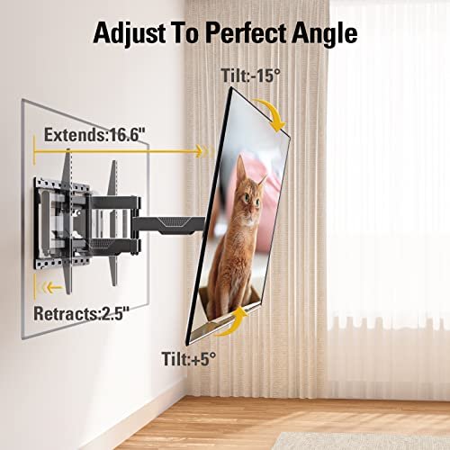 Mounting Dream Full Motion TV Wall Mount Review for 42-84 Inch TVs Mounting Dream Full Motion TV Wall Mount Review for 42-84 Inch TVs