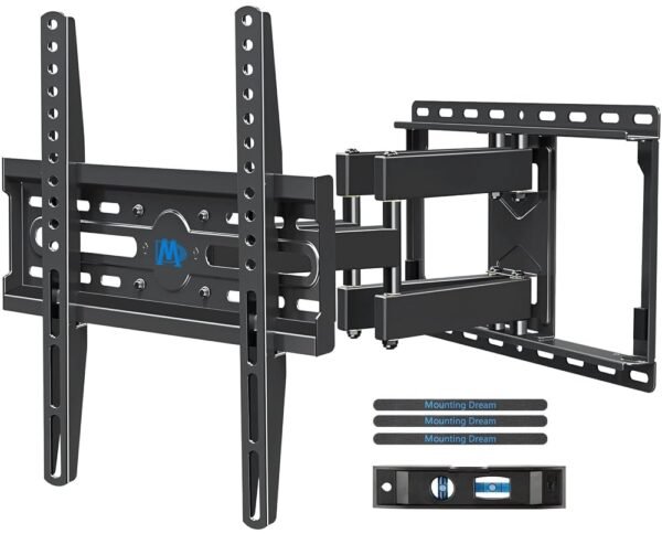 Mounting Dream TV Wall Mount for 32-65 Inch Television,Mount with Swivel and Tilt, Full Motion Bracket with Articulating Dual Arms, Fits 16inch Studs, Max VESA 400X400 mm,... Mounting Dream TV Wall Mount for 32-65 Inch Television,Mount with Swivel and Tilt, Full Motion Bracket with Articulating Dual Arms, Fits 16inch Studs, Max VESA 400X400 mm,...