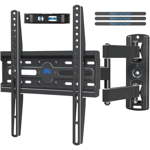Mounting Dream TV Wall Mount Swivel and Tilt for Most 26-55 Inch TV, TV Mount Perfect Center Design, Full Motion TV Mount Bracket with Articulation, up to VESA 400x400mm, 60... Mounting Dream TV Wall Mount Swivel and Tilt for Most 26-55 Inch TV, TV Mount Perfect Center Design, Full Motion TV Mount Bracket with Articulation, up to VESA 400x400mm, 60...