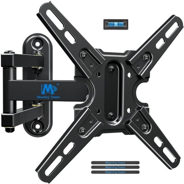 Mounting Dream UL Listed TV Mount Swivel and Tilt for Most 13-42 Inch TVs, Full Motion TV Wall Mount Bracket with Articulating Arm, Max VESA 200x200mm, Loading 50 lbs, MD2465 Mounting Dream UL Listed TV Mount Swivel and Tilt for Most 13-42 Inch TVs, Full Motion TV Wall Mount Bracket with Articulating Arm, Max VESA 200x200mm, Loading 50 lbs, MD2465