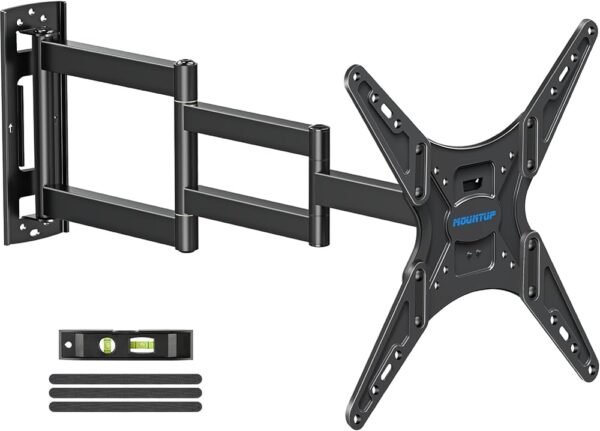 MOUNTUP Corner TV Wall Mount for Most 26-65 Inch TVs, Long Arm TV Mount with 30 Inch Extension Arm, Smooth Swivel Tilt Single Stud Full Motion Bracket Max VESA 400x400mm, 77 lbs... MOUNTUP Corner TV Wall Mount for Most 26-65 Inch TVs, Long Arm TV Mount with 30 Inch Extension Arm, Smooth Swivel Tilt Single Stud Full Motion Bracket Max VESA 400x400mm, 77 lbs...