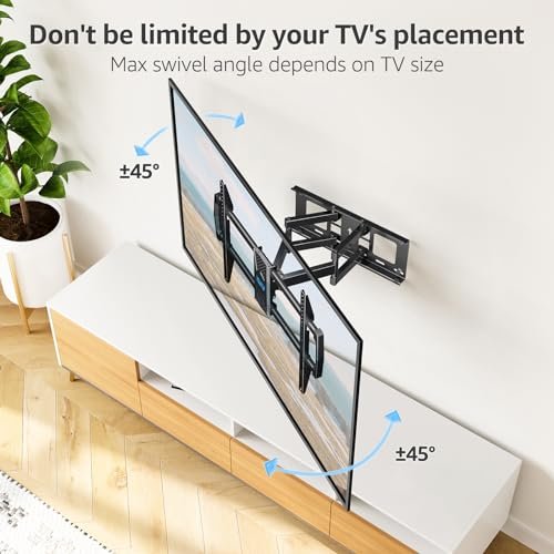 MOUNTUP Full Motion TV Wall Mount Review Best for 42-82 Inch TVs with Articulating Swivel MOUNTUP Full Motion TV Wall Mount Review Best for 42-82 Inch TVs with Articulating Swivel