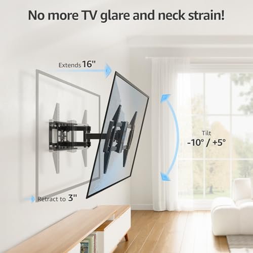 MOUNTUP Full Motion TV Wall Mount Review Best for 42-82 Inch TVs with Articulating Swivel MOUNTUP Full Motion TV Wall Mount Review Best for 42-82 Inch TVs with Articulating Swivel