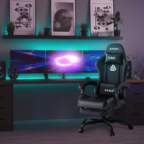 N-GEN GAMING Video Gaming Chair Review Comfortable Ergonomic High Back Recliner with Footrest N-GEN GAMING Video Gaming Chair Review Comfortable Ergonomic High Back Recliner with Footrest