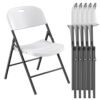 Nazhura 650 Weight Limit Heavy Duty Plastic Folding Chair with Reinfoced Steel Frame for Indoor and Outdoor, Wedding, Party, Restaurant, Meeting Room, Patio and Garden (White, 6... Nazhura 650 Weight Limit Heavy Duty Plastic Folding Chair with Reinfoced Steel Frame for Indoor and Outdoor, Wedding, Party, Restaurant, Meeting Room, Patio and Garden (White, 6...
