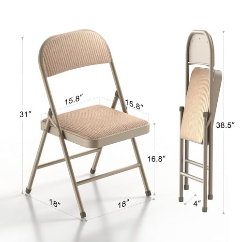 Nazhura Folding Chairs Review Comfortable Fabric Dining Set Perfect for Home Office Events Nazhura Folding Chairs Review Comfortable Fabric Dining Set Perfect for Home Office Events
