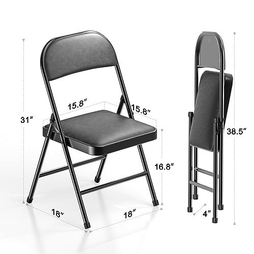 Nazhura Padded Folding Chair Review Comfortable Durable Folding Chairs for Home and Office Nazhura Padded Folding Chair Review Comfortable Durable Folding Chairs for Home and Office
