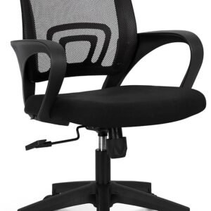 NEO CHAIR Office Chair Computer Desk Chair Gaming Ergonomic Mid Back Cushion Lumbar Support with Comfy Mesh Adjustable Swivel Rolling Home (Black) NEO CHAIR Office Chair Computer Desk Chair Gaming Ergonomic Mid Back Cushion Lumbar Support with Comfy Mesh Adjustable Swivel Rolling Home (Black)