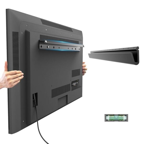 No Drill Drywall TV Mount, No Stud TV Wall Mount for Most Brand 22-55 Inch TVs up to 100 lbs, Easy Install No Stud Studless TVs Wall Mount, Include All Hardware-New Level Bubble... No Drill Drywall TV Mount, No Stud TV Wall Mount for Most Brand 22-55 Inch TVs up to 100 lbs, Easy Install No Stud Studless TVs Wall Mount, Include All Hardware-New Level Bubble...