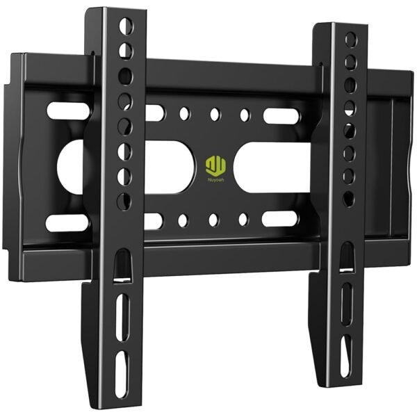 Nuyoah TV Wall Mount Bracket Low Profile Fixed for 14-43 Inch Flat Screen TVs & Monitors Up to 55lbs, Universal TV Monitor Mount Fits 8" Wood Studs Max VESA 200x200mm Nuyoah TV Wall Mount Bracket Low Profile Fixed for 14-43 Inch Flat Screen TVs & Monitors Up to 55lbs, Universal TV Monitor Mount Fits 8" Wood Studs Max VESA 200x200mm