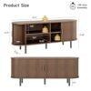 ONBRILL 55 Inch TV Stand Review Modern Walnut Media Console with Storage ONBRILL 55 Inch TV Stand Review Modern Walnut Media Console with Storage