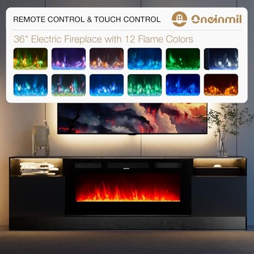 oneinmil Fireplace TV Stand Review Best Modern 70 Inch Entertainment Center with Electric Fireplace oneinmil Fireplace TV Stand Review Best Modern 70 Inch Entertainment Center with Electric Fireplace