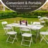 Our Modern Space 1070 Folding Table Review Portable Heavy Duty 6 Feet Design Our Modern Space 1070 Folding Table Review Portable Heavy Duty 6 Feet Design