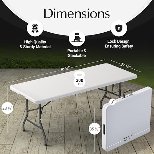 Our Modern Space 1070 Folding Table Review Portable Heavy Duty 6 Feet Design Our Modern Space 1070 Folding Table Review Portable Heavy Duty 6 Feet Design