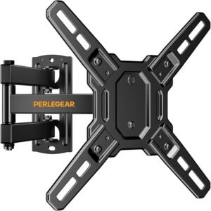 Perlegear Full Motion TV Wall Mount Bracket for Most 13-42 Inch LED LCD Flat Curved Screen TVs & Monitors, Swivel Tilt Extension with Articulating Arms, Max VESA 200x200mm up to... Perlegear Full Motion TV Wall Mount Bracket for Most 13-42 Inch LED LCD Flat Curved Screen TVs & Monitors, Swivel Tilt Extension with Articulating Arms, Max VESA 200x200mm up to...