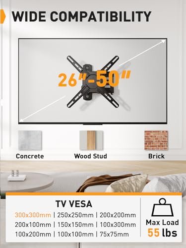Perlegear Full Motion TV Wall Mount Review Best Flexible Mount for 26 to 50 Inch TVs Perlegear Full Motion TV Wall Mount Review Best Flexible Mount for 26 to 50 Inch TVs
