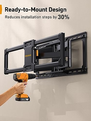 Perlegear Full Motion TV Wall Mount Review for 42 to 90 Inch TVs Excellence