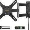 Perlegear Lockable RV TV Mount for 13–42 inch TVs up to 44 lbs, Full Motion RV TV Wall Mount with Swivel, Tilt, Pull Cord Lock, RV TV Mount for Camper, RV, Motorhome, Max VESA...
