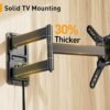 Perlegear RV TV Mount Review Full Motion Lockable Mount for 13 to 42 Inch TVs