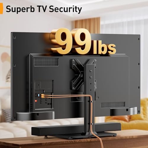 Perlegear Swivel TV Stand Review Best Universal Tabletop Mount for 13-43 Inch TVs