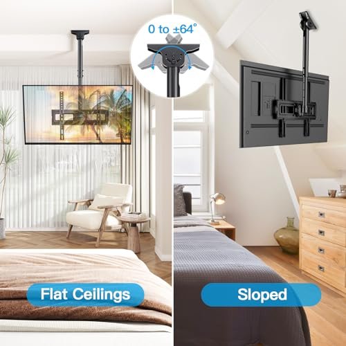 PERLESMITH Ceiling TV Mount Review Full Motion Adjustable Bracket for 26-65 Inch TVs PERLESMITH Ceiling TV Mount Review Full Motion Adjustable Bracket for 26-65 Inch TVs