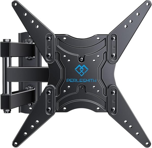 PERLESMITH Full Motion TV Wall Mount for 26-60 Inch TVs, UL-Listed TV Mount with Articulating Arms Swivels Tilt Extension - Wall Mount TV Brackets VESA 400x400 Fits LED LCD OLED... PERLESMITH Full Motion TV Wall Mount for 26-60 Inch TVs, UL-Listed TV Mount with Articulating Arms Swivels Tilt Extension - Wall Mount TV Brackets VESA 400x400 Fits LED LCD OLED...