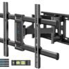 PERLESMITH Full Motion TV Wall Mount for Most 37-82 Inch LED, LCD, Flat Curved TVs up to 132lbs VESA 600×400, TV Mount with Dual Articulating Arms with Tilt and Extension, Fits... PERLESMITH Full Motion TV Wall Mount for Most 37-82 Inch LED, LCD, Flat Curved TVs up to 132lbs VESA 600×400, TV Mount with Dual Articulating Arms with Tilt and Extension, Fits...