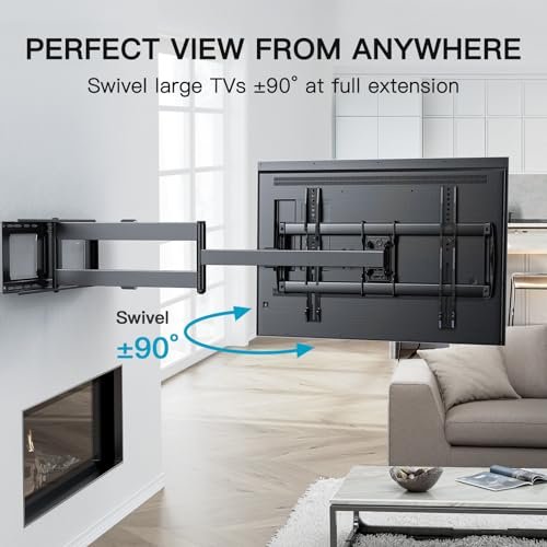 PERLESMITH Long Arm TV Wall Mount Review for 42-90 Inch TVs with Full Motion PERLESMITH Long Arm TV Wall Mount Review for 42-90 Inch TVs with Full Motion