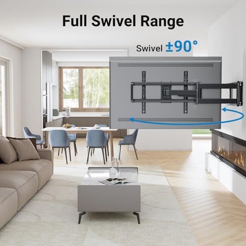 PERLESMITH Long Arm TV Wall Mount Review Full Motion Design for 37-75 Inch TVs PERLESMITH Long Arm TV Wall Mount Review Full Motion Design for 37-75 Inch TVs