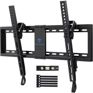 PERLESMITH UL Listed TV Mount for Most 37-82 inch TV, Universal Tilt TV Wall Mount Fits 16”- 24” Wood Stud with Loading 132 lbs & Max VESA 600x400mm, Low Profile Flat Wall Mount... PERLESMITH UL Listed TV Mount for Most 37-82 inch TV, Universal Tilt TV Wall Mount Fits 16”- 24” Wood Stud with Loading 132 lbs & Max VESA 600x400mm, Low Profile Flat Wall Mount...