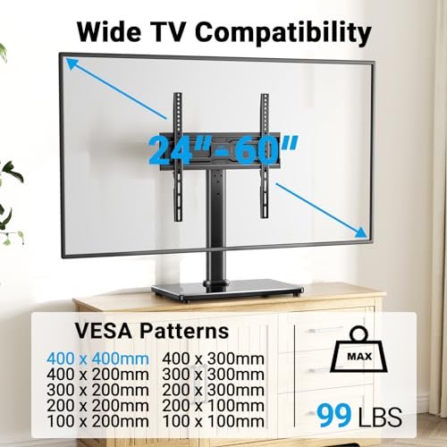 PERLESMITH Universal Swivel TV Stand Review for 24 to 60 Inch TVs PERLESMITH Universal Swivel TV Stand Review for 24 to 60 Inch TVs