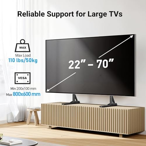 PERLESMITH Universal TV Stand Review Best Adjustable Tabletop Mount for 22-70 Inch TVs PERLESMITH Universal TV Stand Review Best Adjustable Tabletop Mount for 22-70 Inch TVs
