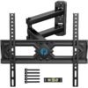 Pipishell Full Motion TV Wall Mount for 26-60 Inch Flat Curved TVs, Heavy Duty Single Articulating Arms TV Bracket Up to VESA 400x400mm and 77lbs, Support Swivel, Tilt, Level... Pipishell Full Motion TV Wall Mount for 26-60 Inch Flat Curved TVs, Heavy Duty Single Articulating Arms TV Bracket Up to VESA 400x400mm and 77lbs, Support Swivel, Tilt, Level...