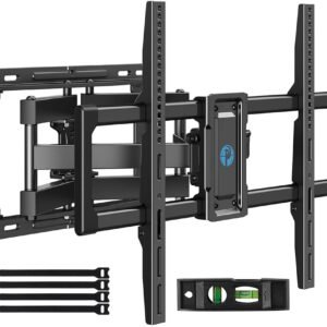 Pipishell Full Motion TV Wall Mount for 40–82 inch Flat or Curved TVs, Smooth Swivel & Extension, Tool-Free Tilt with Heavy-Duty Arms, Max VESA 600x400mm up to 110 lbs, Fits... Pipishell Full Motion TV Wall Mount for 40–82 inch Flat or Curved TVs, Smooth Swivel & Extension, Tool-Free Tilt with Heavy-Duty Arms, Max VESA 600x400mm up to 110 lbs, Fits...