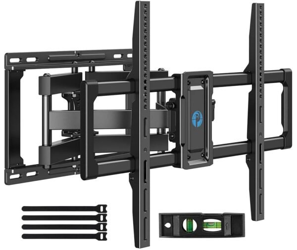 Pipishell Full Motion TV Wall Mount for 40–82 inch Flat or Curved TVs, Smooth Swivel & Extension, Tool-Free Tilt with Heavy-Duty Arms, Max VESA 600x400mm up to 110 lbs, Fits... Pipishell Full Motion TV Wall Mount for 40–82 inch Flat or Curved TVs, Smooth Swivel & Extension, Tool-Free Tilt with Heavy-Duty Arms, Max VESA 600x400mm up to 110 lbs, Fits...