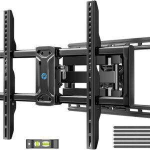 Pipishell Full Motion TV Wall Mount for 42-85 inch Flat Screen LED TV up to 132lbs Swivel Dual Articulating Arms Mount, Tool-Free Tilt Bracket Max VESA 600x400mm, Fits 8” 12”... Pipishell Full Motion TV Wall Mount for 42-85 inch Flat Screen LED TV up to 132lbs Swivel Dual Articulating Arms Mount, Tool-Free Tilt Bracket Max VESA 600x400mm, Fits 8” 12”...