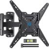 Pipishell Full Motion TV Wall Mount for Most 26-60 inch TVs, 55 inch Compatible, with Swivel, Tilt, Extension, Single Stud Articulating TV Mount Bracket, Holds up to 77 lbs, Max... Pipishell Full Motion TV Wall Mount for Most 26-60 inch TVs, 55 inch Compatible, with Swivel, Tilt, Extension, Single Stud Articulating TV Mount Bracket, Holds up to 77 lbs, Max...