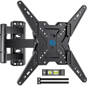 Pipishell Full Motion TV Wall Mount for Most 26-60 inch TVs, 55 inch Compatible, with Swivel, Tilt, Extension, Single Stud Articulating TV Mount Bracket, Holds up to 77 lbs, Max... Pipishell Full Motion TV Wall Mount for Most 26-60 inch TVs, 55 inch Compatible, with Swivel, Tilt, Extension, Single Stud Articulating TV Mount Bracket, Holds up to 77 lbs, Max...