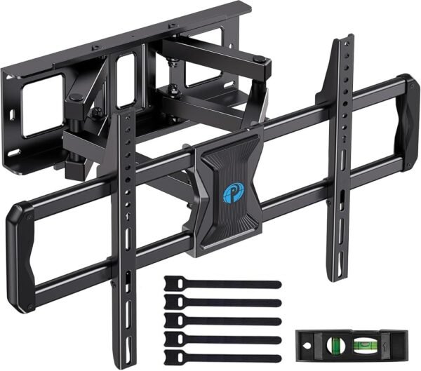 Pipishell Full-Motion TV Wall Mount for Most 37–75 Inch TVs up to 100 lbs, Wall Mount TV Bracket with Dual Articulating Arms, Extension, Swivel, Tilt, Fits 16" Wood Studs, 600 x... Pipishell Full-Motion TV Wall Mount for Most 37–75 Inch TVs up to 100 lbs, Wall Mount TV Bracket with Dual Articulating Arms, Extension, Swivel, Tilt, Fits 16" Wood Studs, 600 x...