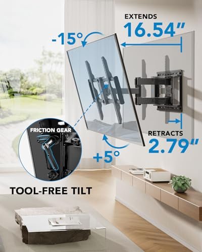 Pipishell Full Motion TV Wall Mount Review Best Adjustable Mount for 42 to 85 Inch TVs Pipishell Full Motion TV Wall Mount Review Best Adjustable Mount for 42 to 85 Inch TVs