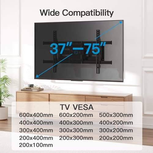 Pipishell Full Motion TV Wall Mount Review Best for 37 to 75 Inch TVs Pipishell Full Motion TV Wall Mount Review Best for 37 to 75 Inch TVs