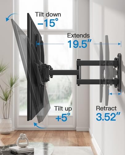 Pipishell Full Motion TV Wall Mount Review Best Heavy Duty Bracket for 26-60 Inch TVs Pipishell Full Motion TV Wall Mount Review Best Heavy Duty Bracket for 26-60 Inch TVs