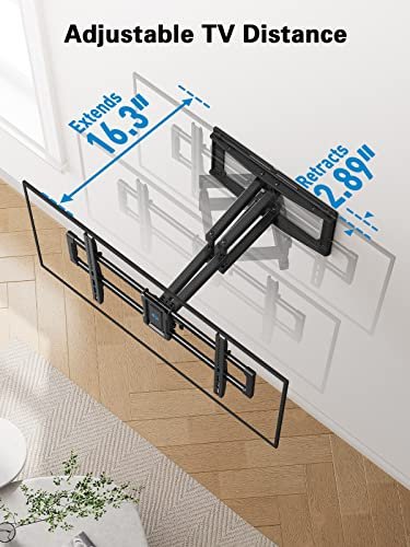 Pipishell Full Motion TV Wall Mount Review for 40-82 Inch TVs with Smooth Swivel Pipishell Full Motion TV Wall Mount Review for 40-82 Inch TVs with Smooth Swivel