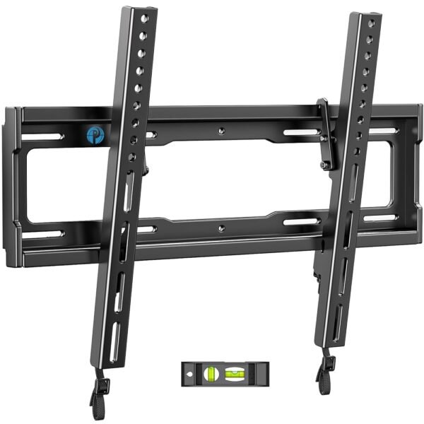 Pipishell UL Listed Tilt TV Wall Mount Bracket Low Profile for Most 23-55 Inch LED LCD OLED 4K Flat Curved TVs up to 99lbs Max VESA 400x400mm, 8° Tilting for Anti-Glaring, Fits... Pipishell UL Listed Tilt TV Wall Mount Bracket Low Profile for Most 23-55 Inch LED LCD OLED 4K Flat Curved TVs up to 99lbs Max VESA 400x400mm, 8° Tilting for Anti-Glaring, Fits...