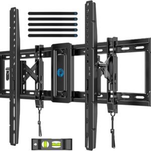 Pipishell UL Listed TV Wall Mount for 42–90 inch TVs up to 132 lbs, Advanced Tilt TV Mount with 15° Full Tilt, 6-inch Arm Extension, Slide to Center, Max VESA 600x400mm,... Pipishell UL Listed TV Wall Mount for 42–90 inch TVs up to 132 lbs, Advanced Tilt TV Mount with 15° Full Tilt, 6-inch Arm Extension, Slide to Center, Max VESA 600x400mm,...